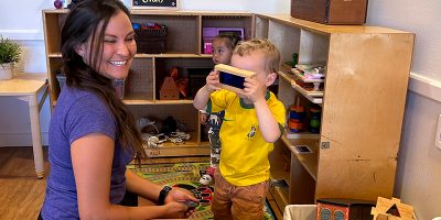 JBabies play alongside their caregivers